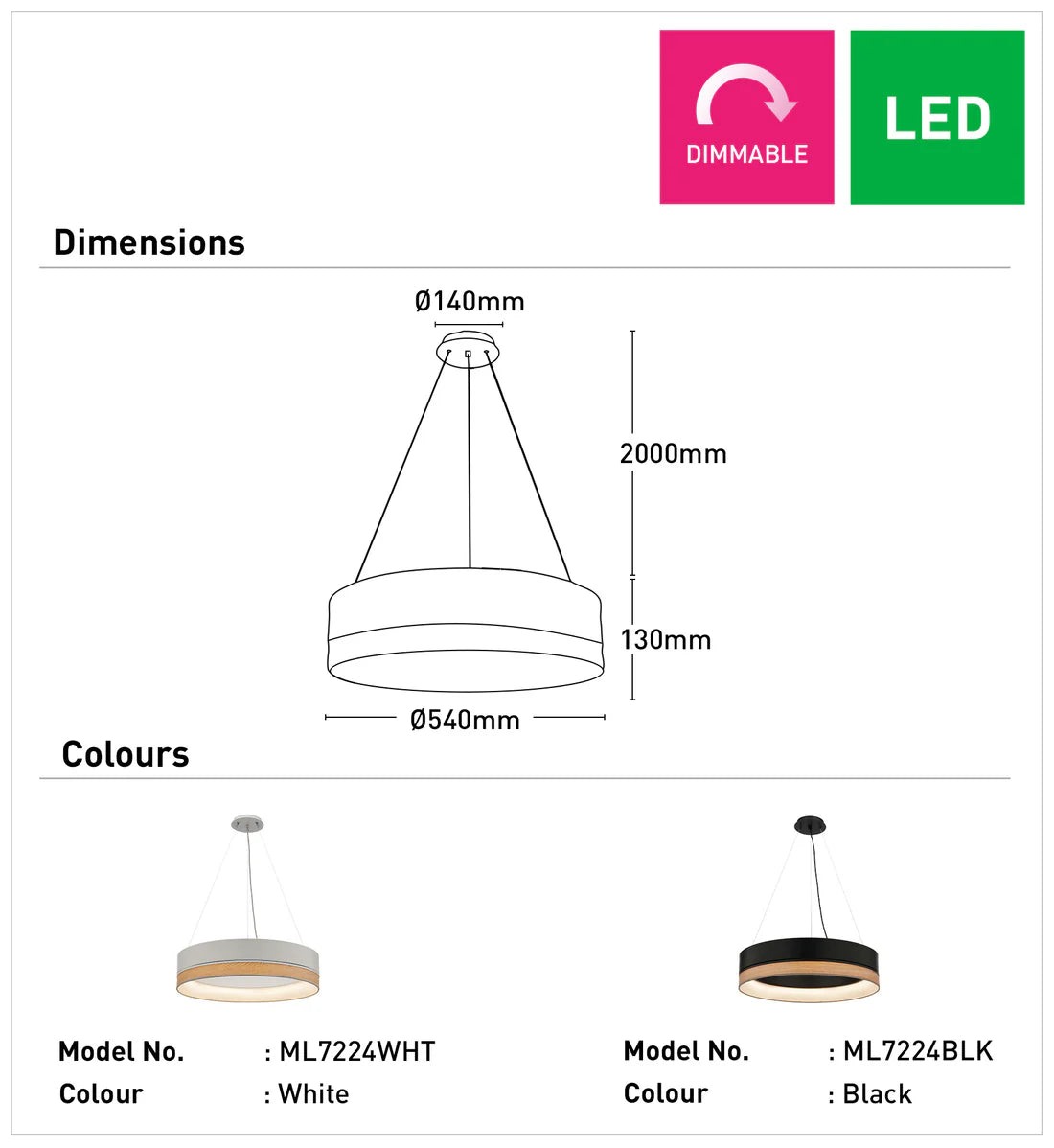 Fitzgerald LED Pendant