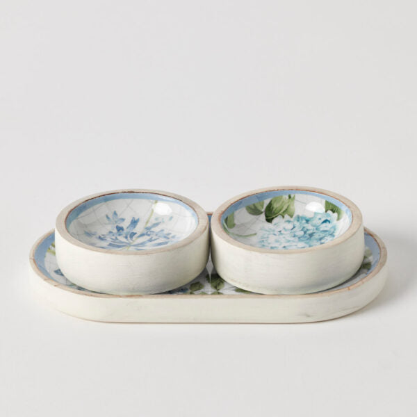 Heritage Bloom Tray & Bowls Set