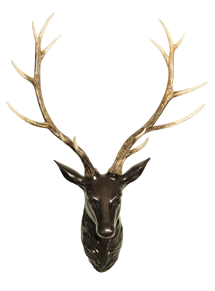 Samba Deer Head Wall Sculpture
