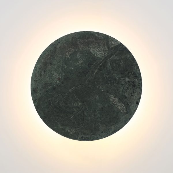 Dot.25 Green Marble Wall Light