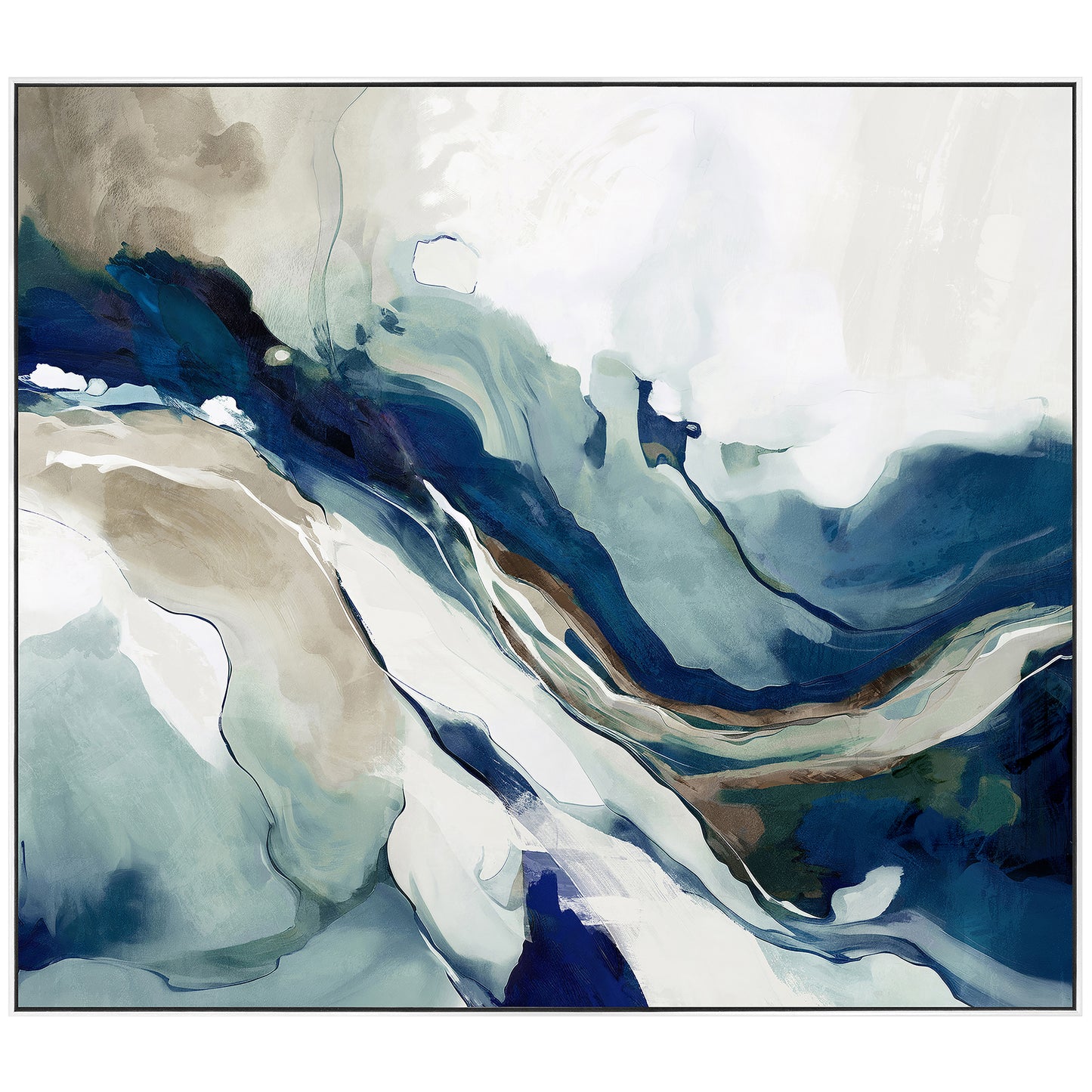 Marbelous Blues Painting