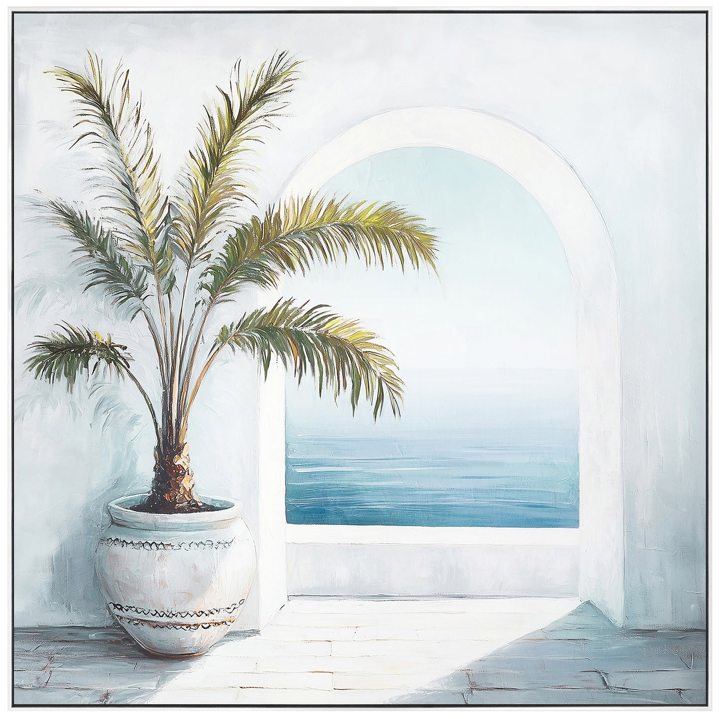 Palm Before Storm Painting 83x83