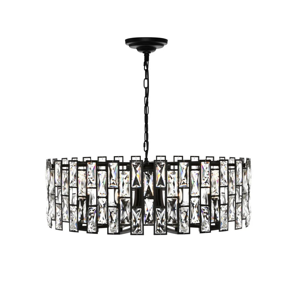 Porsha 8 Light Crystal Pendant