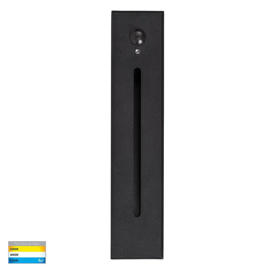 Paso Recessed LED Step Light Black or White with Sensor