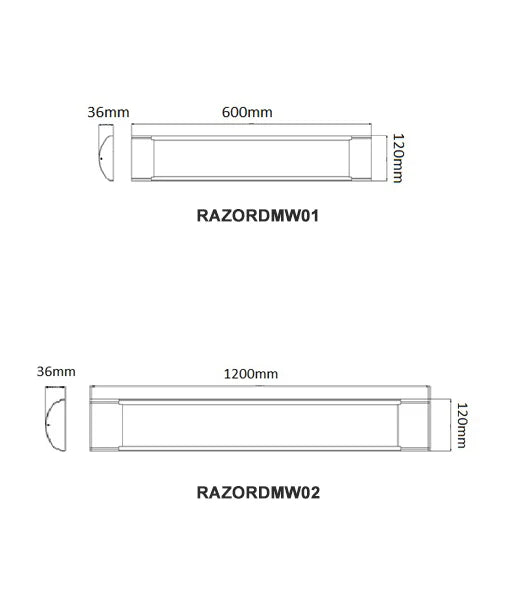 Razor LED Batten Light