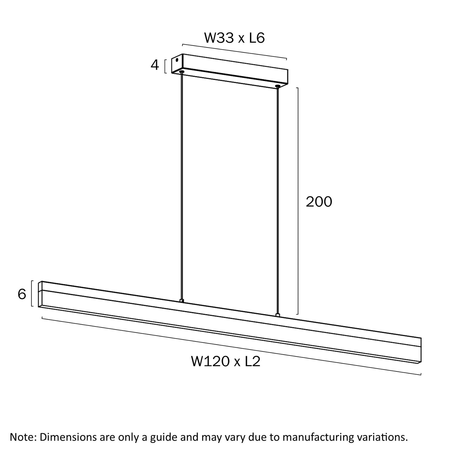 Salas Linear Pendant