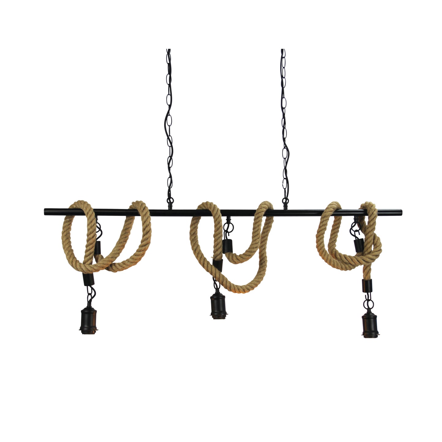Rope 3 Light Pendant
