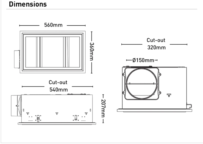 Domino Duo Bathroom Heater
