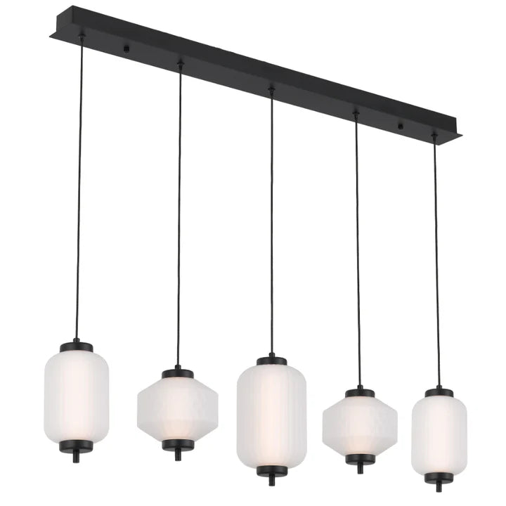 Torso LED 5 Light Bar Pendant