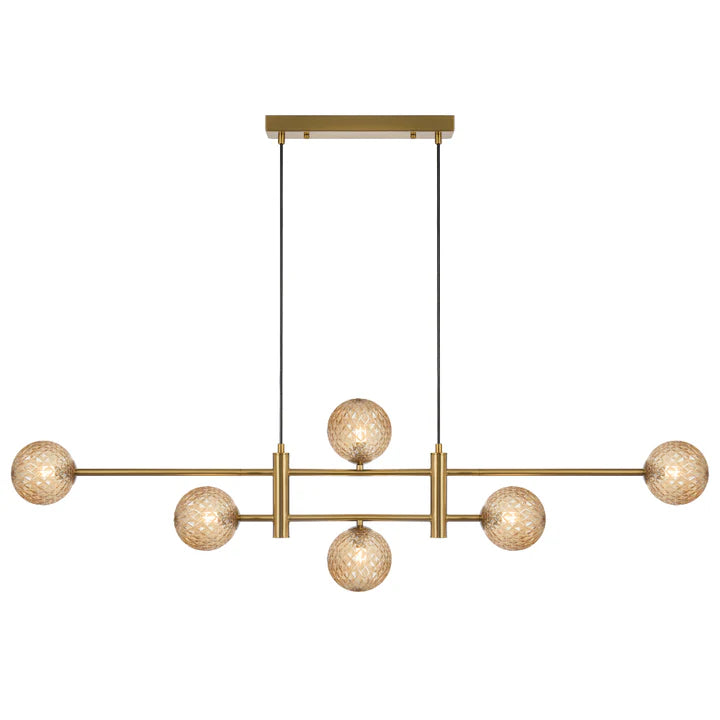 Tyson 6 Light Antique Gold