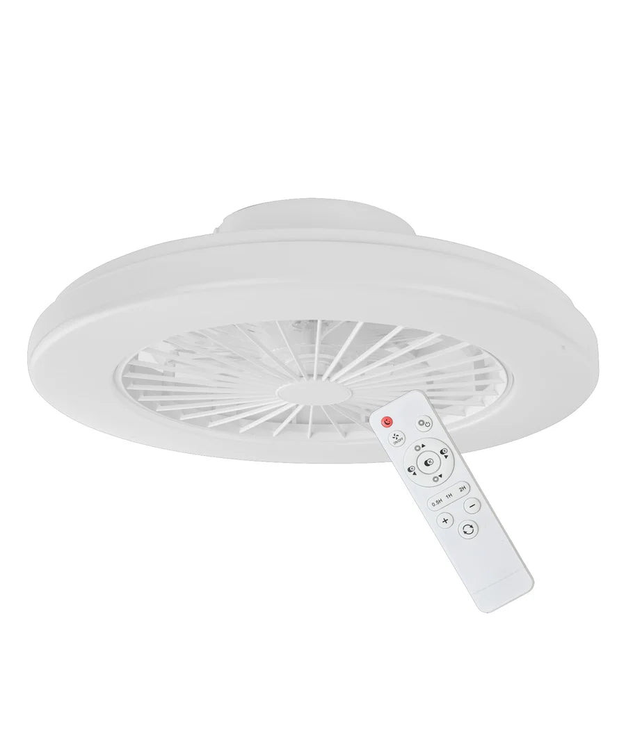 Viftu Low Profile DC Ceiling Fan with LED Tri-Colour Light