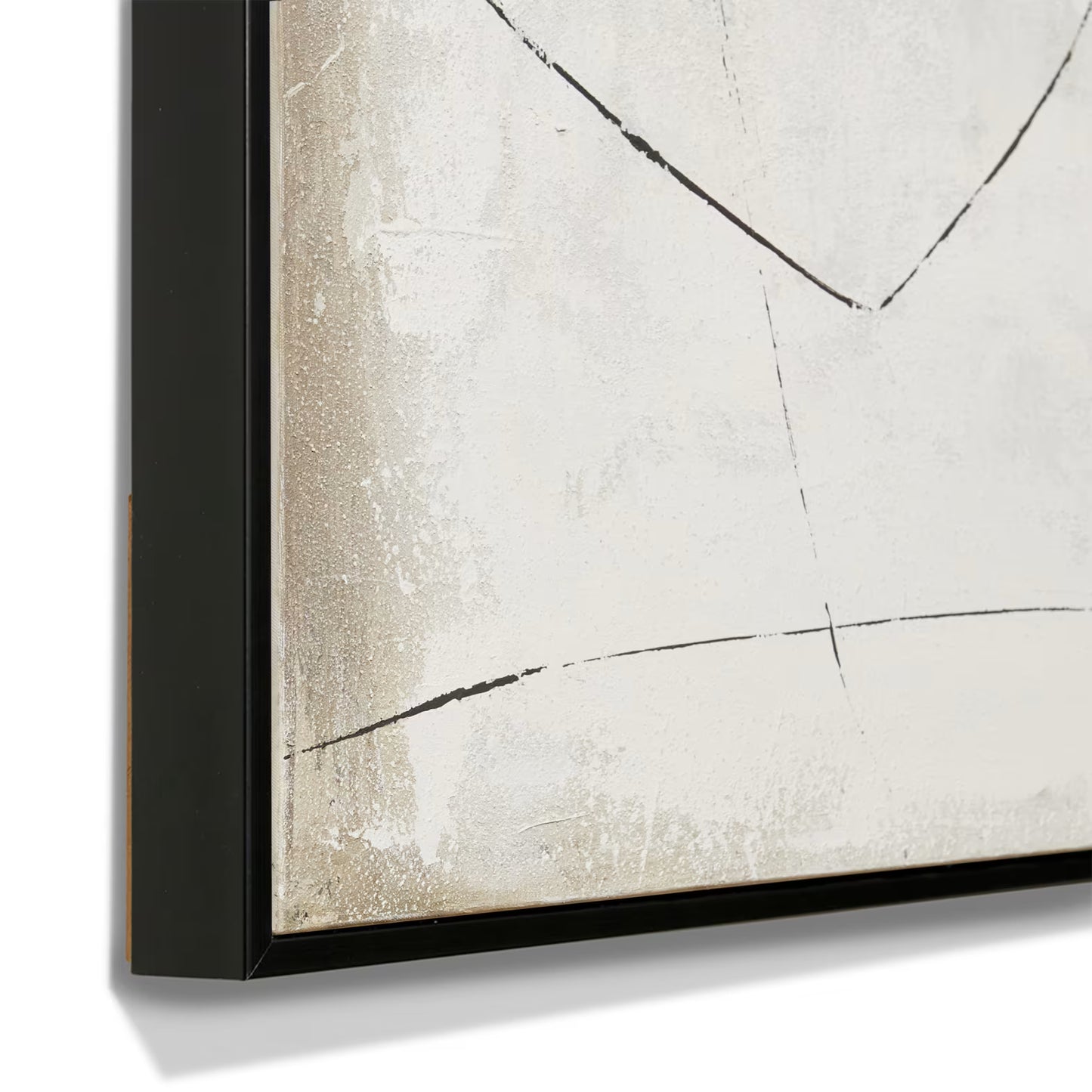 Hamako Hand Painted Wall Art White