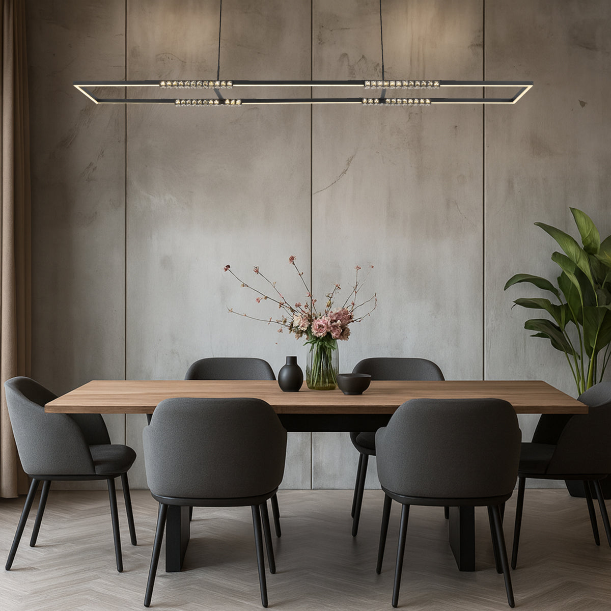 Zafra Rectangle Pendant 1.8m