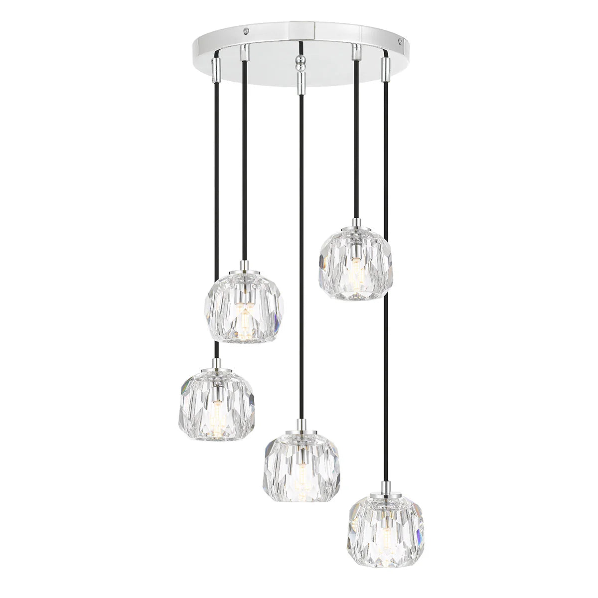 Zaha 5 Light Drop Pendant