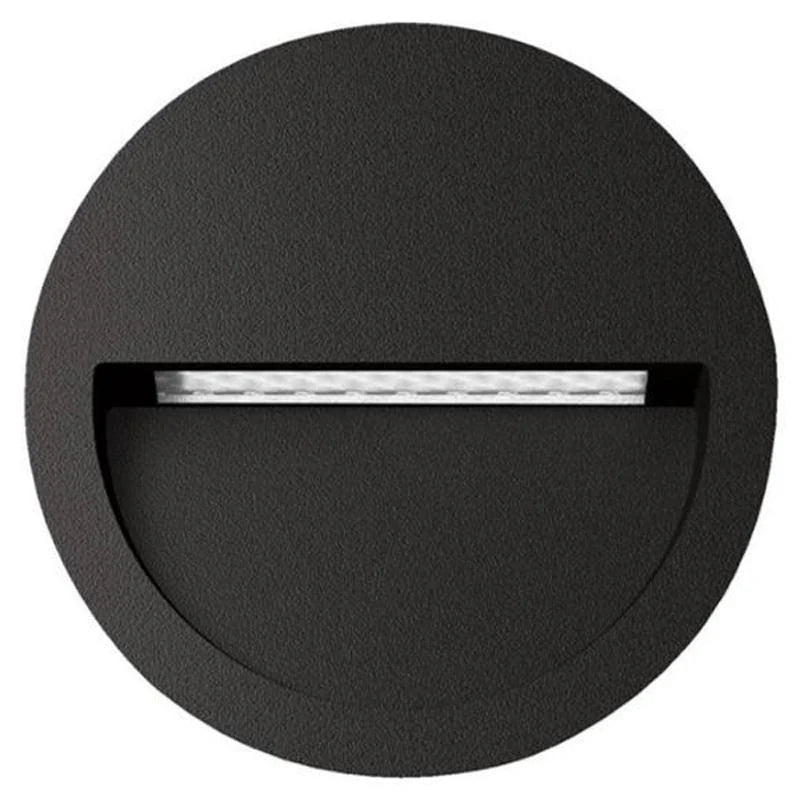 Zac Round LED Recessed Wall Light