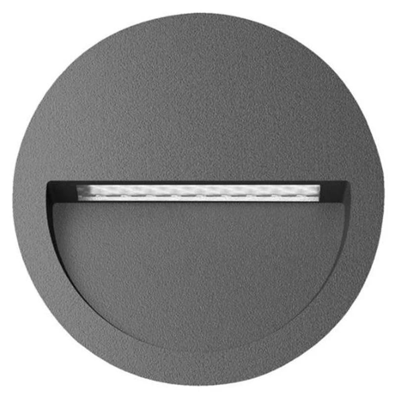 Zac Round LED Recessed Wall Light