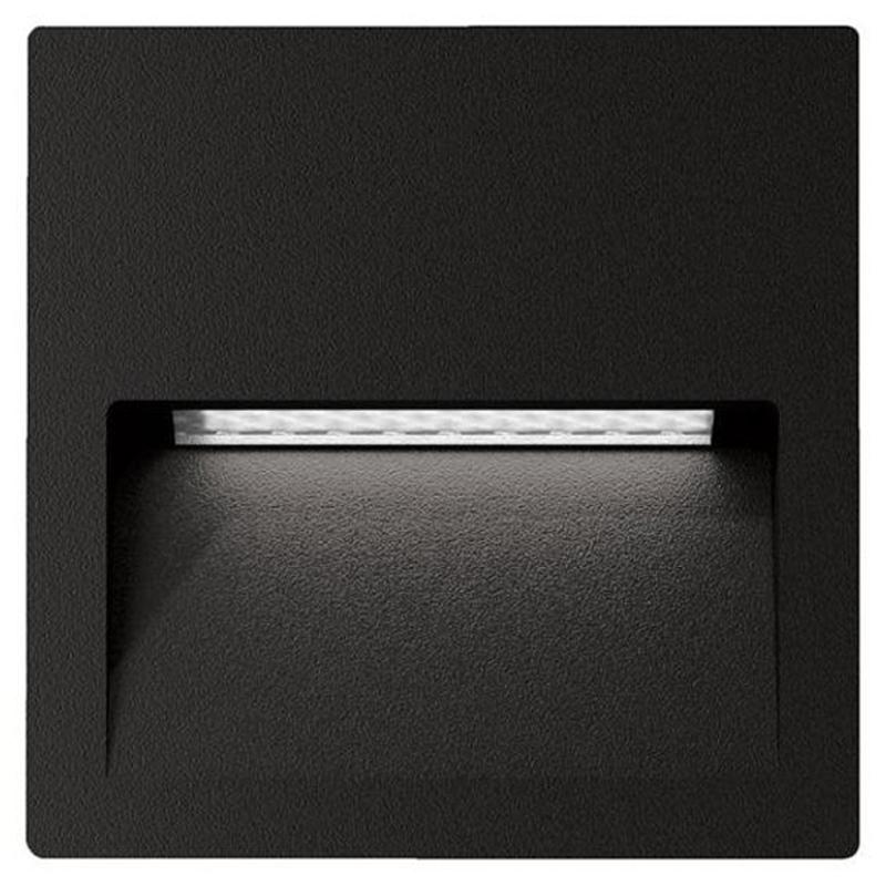 Zac Square LED Recessed Wall Light
