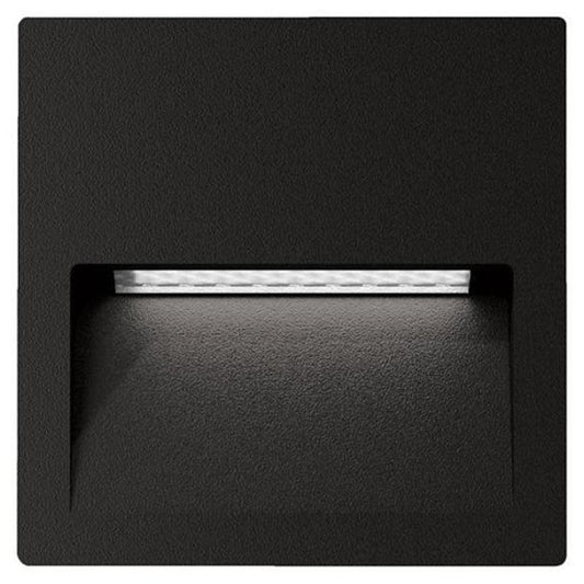 Zac Square LED Recessed Wall Light