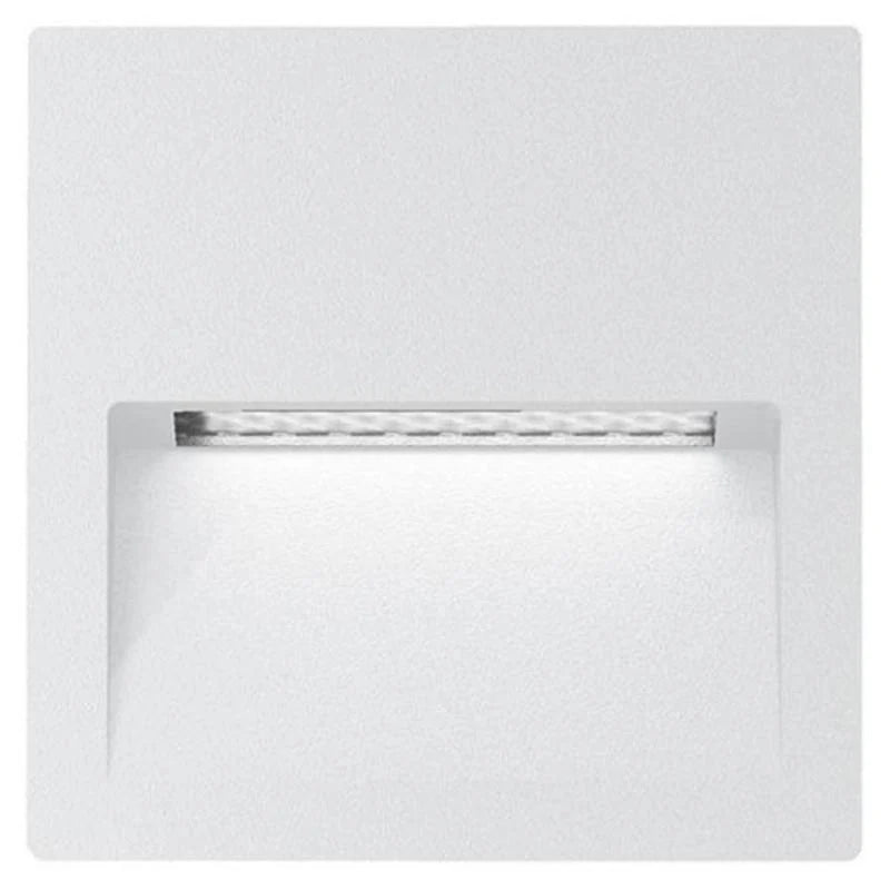 Zac Square LED Recessed Wall Light
