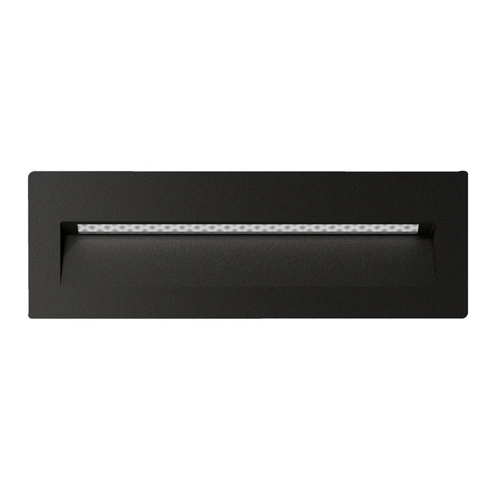 Zac Rectangular LED Recessed Wall Light