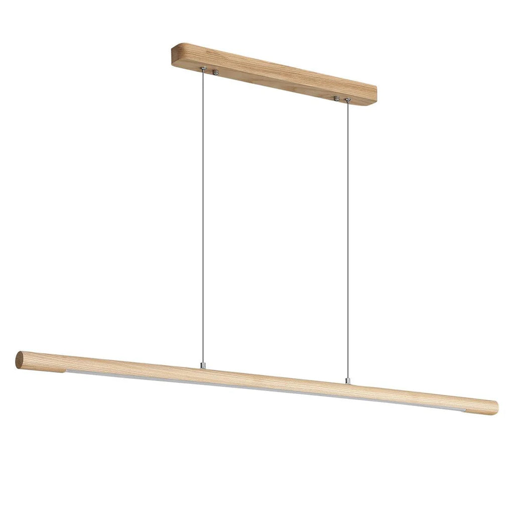 Ash Wood Linear LED Pendant
