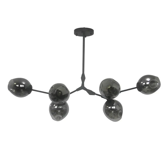 Glass 6 Light Pendant