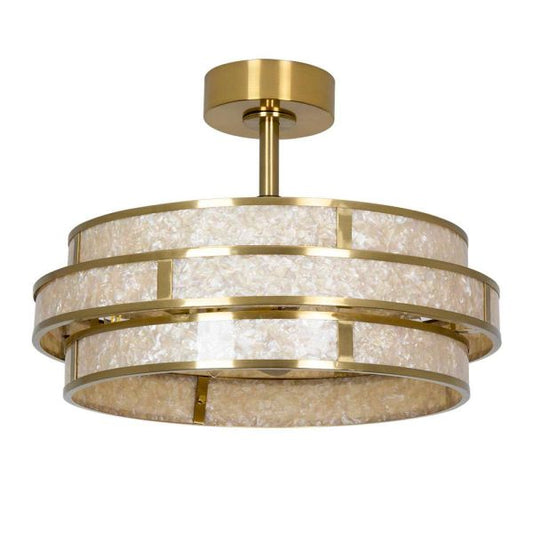 Deco Gold Fan + Light CTC