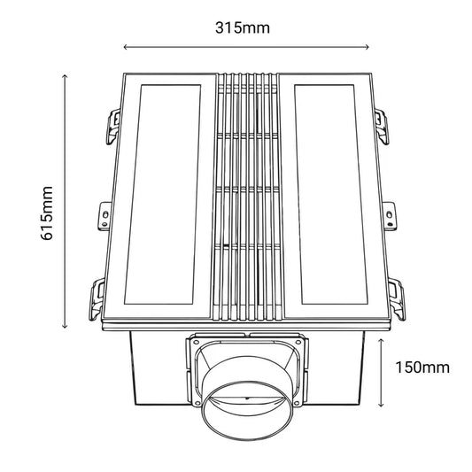 Extract Prime 4-in1 Bathroom Heater