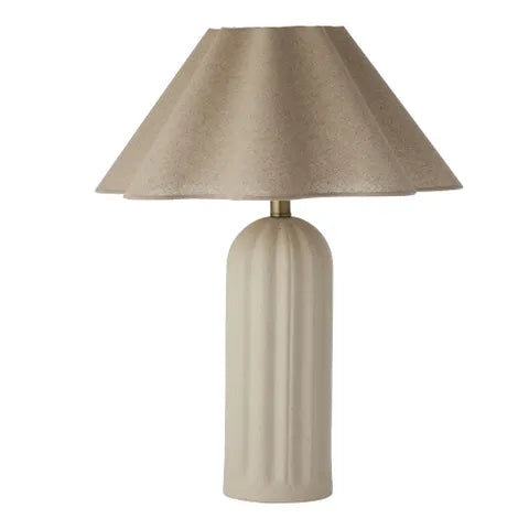 Alberta Ceramic Table Lamp Natural