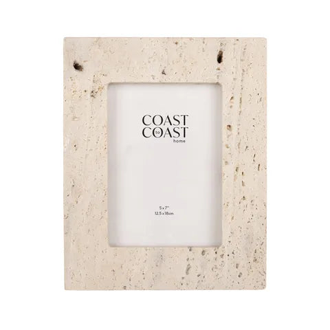 Len Travertine Photo Frame