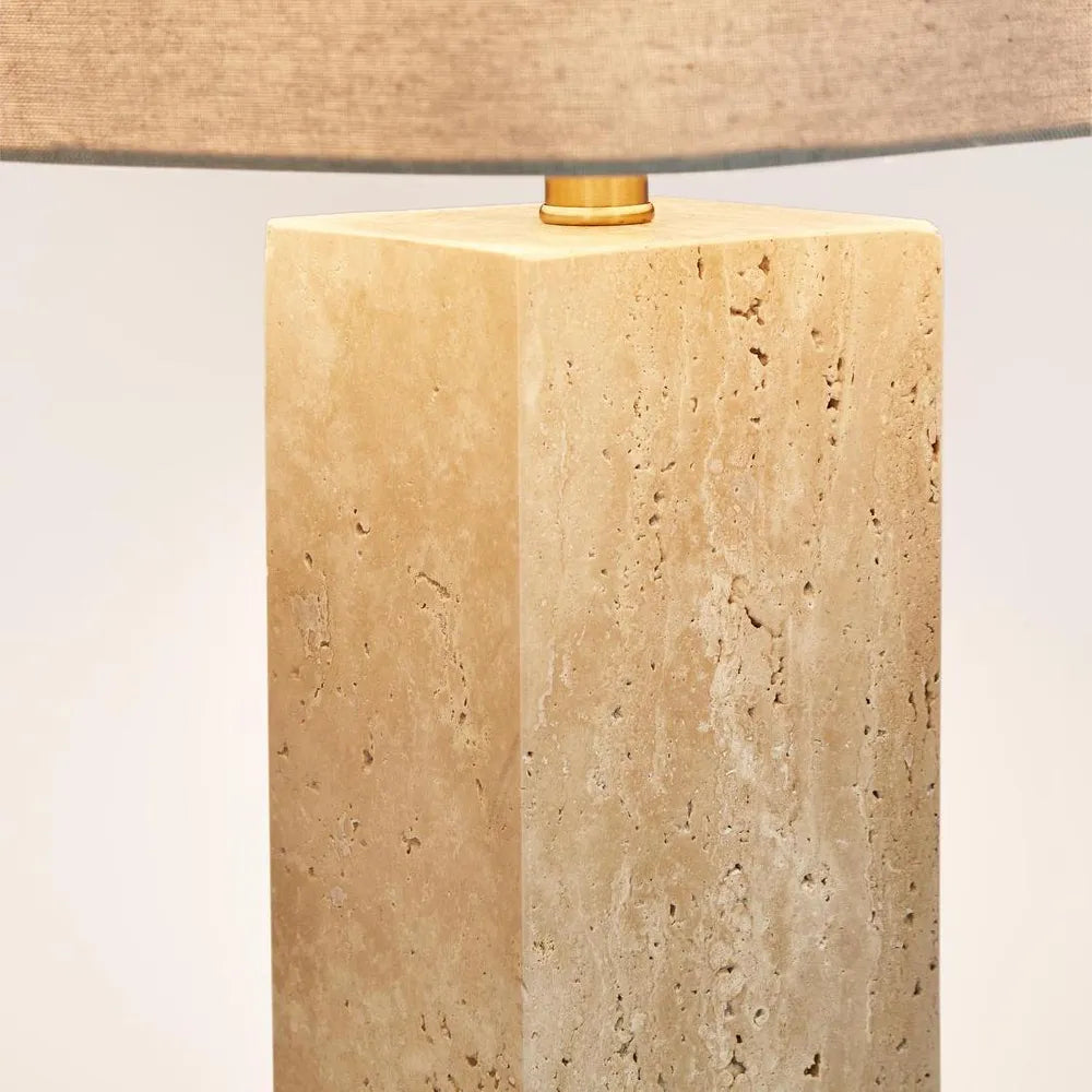 Imperial Travertine Table Lamp EMAC&LAWTON