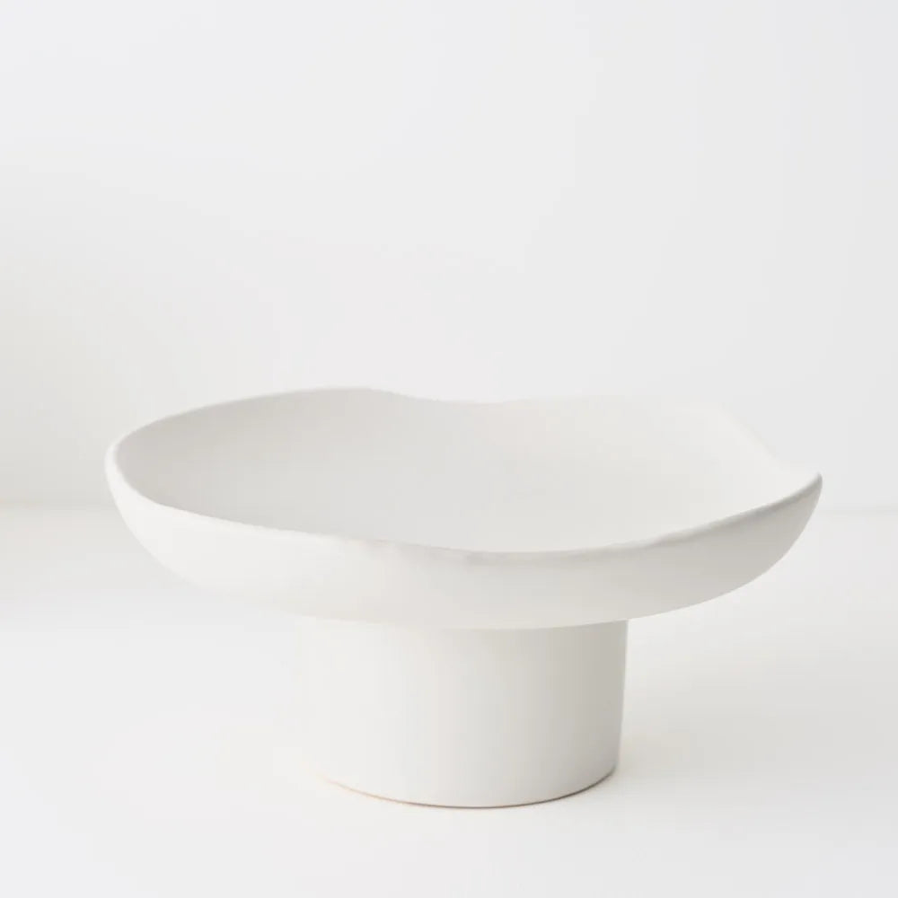 Fisko Pedestal Stand White