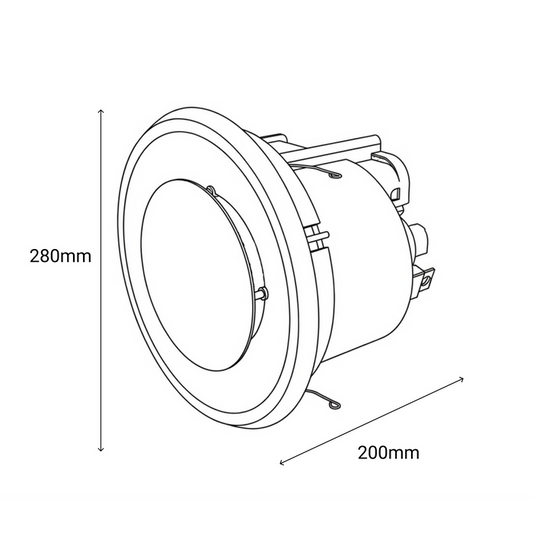 Extract Halo 240 Bathroom Exhaust Fan