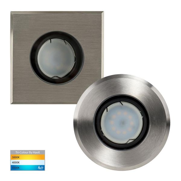 HV1825T 316SS Adjustable 12v LED In-ground Light
