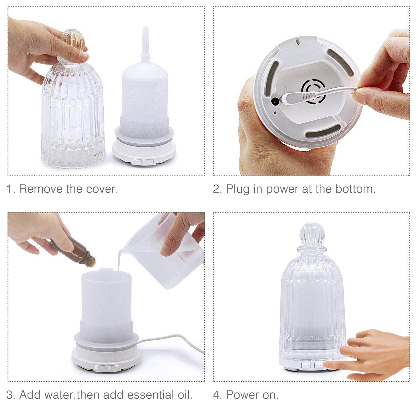 Aroma Glass Electric Diffuser 260ml