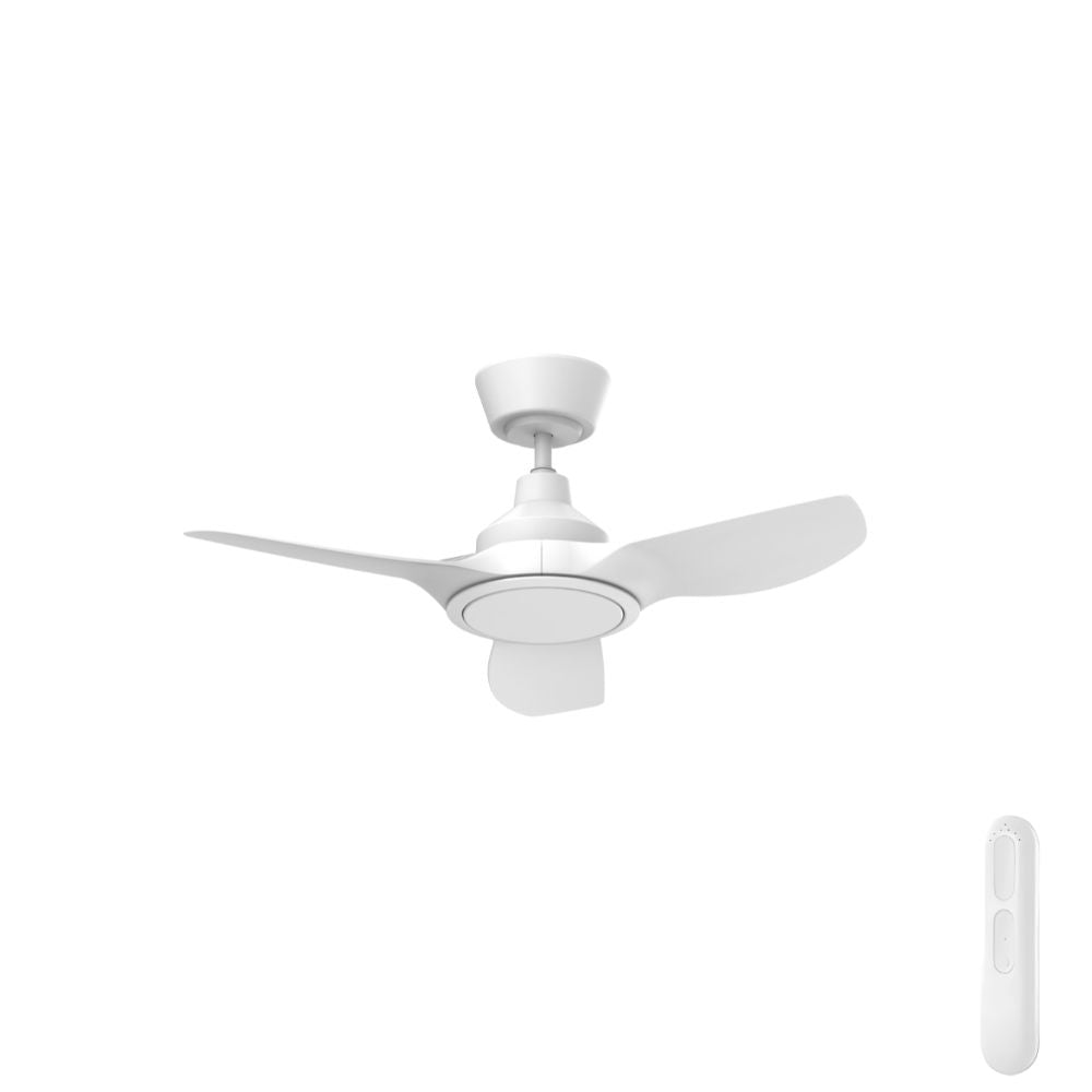 Jota Mini 3 Blades DC Ceiling Fan White 36″