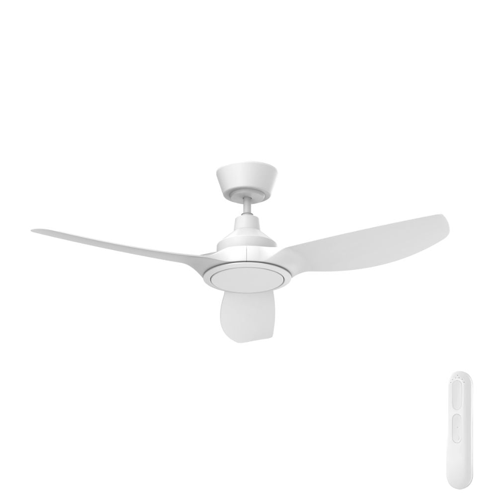 Jota 3 Blades DC Ceiling Fan White 48″