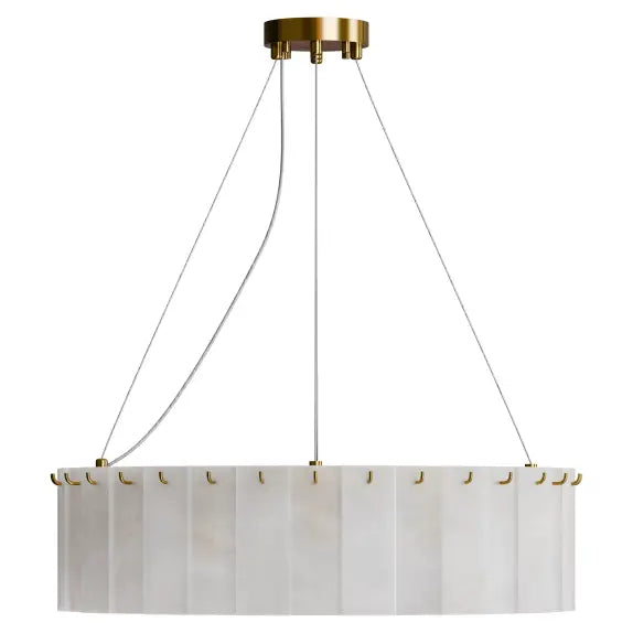 Calibo Mirage 12 light Alabaster Stone 600mm Round Pendant