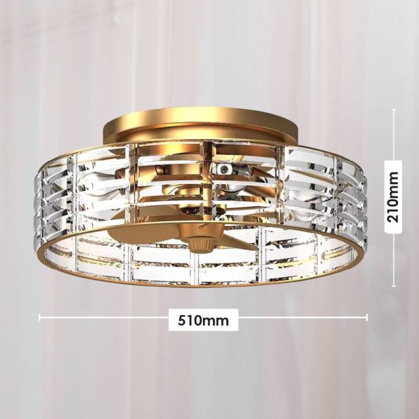 Odyssey Crystal CTC Fan + 4 Light