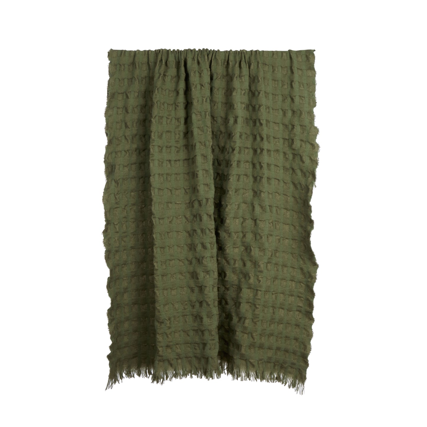 Ridge Waffle Throw