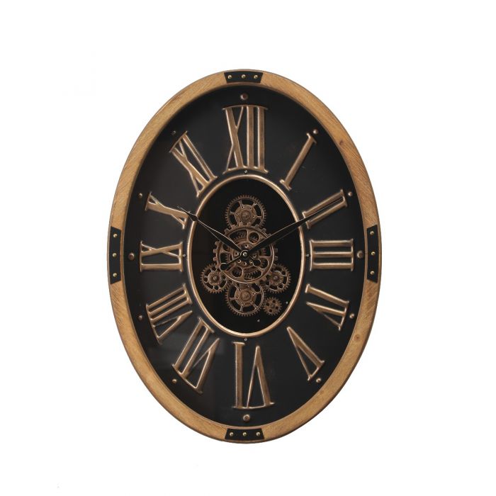 TQ-E07 OVAL ATLAS COLUMBUS CLOCK