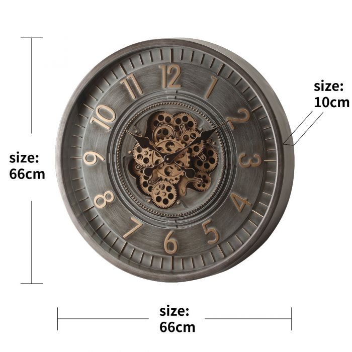TQ-Y783 66CM ROUND DYSON WALL CLOCK