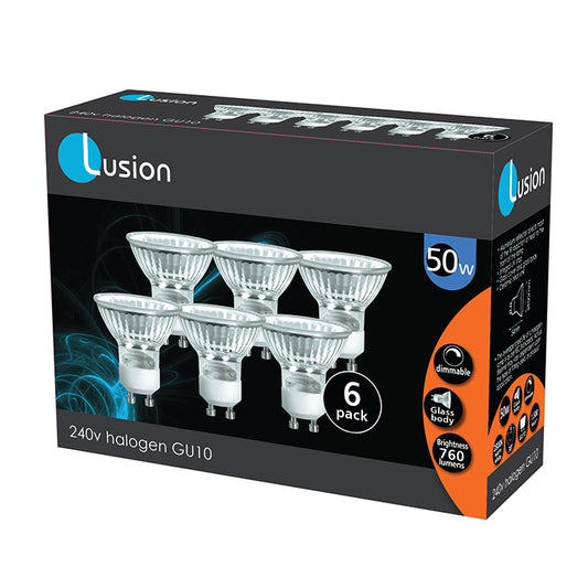GU10 Halogen Lamp 6 Pack
