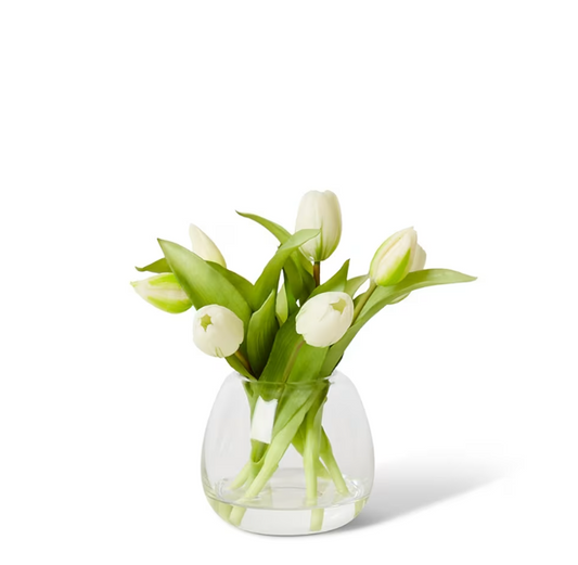 Tulip Petite White - 21 x 21 x 25cm