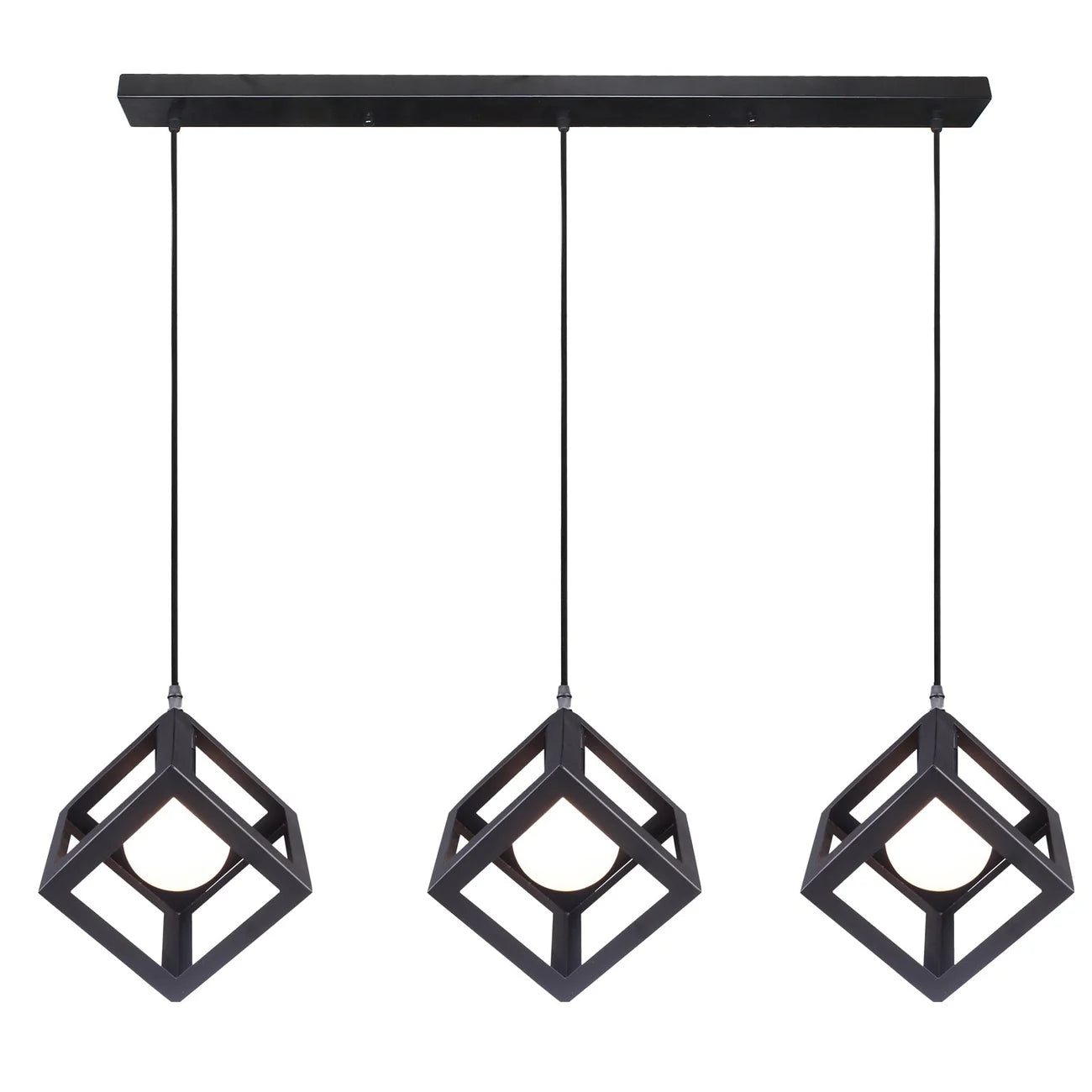 Rubix 3 Light Bar Pendant