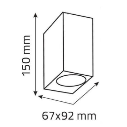 ST5025 Up/Down Wall Light SQ