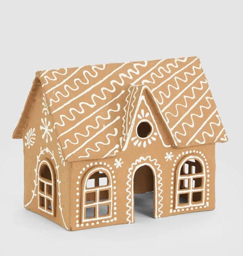 Mache Gingerbread Cottage
