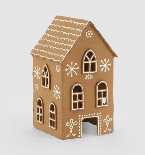 Mache Tall Gingerbread House