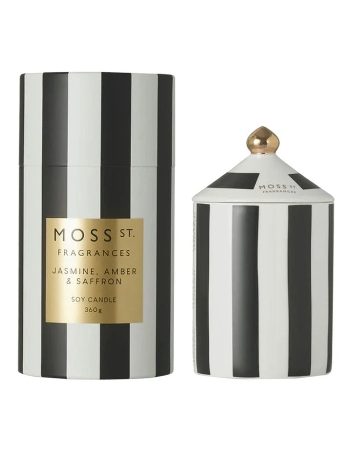 Moss St Ceramic Candle 360g