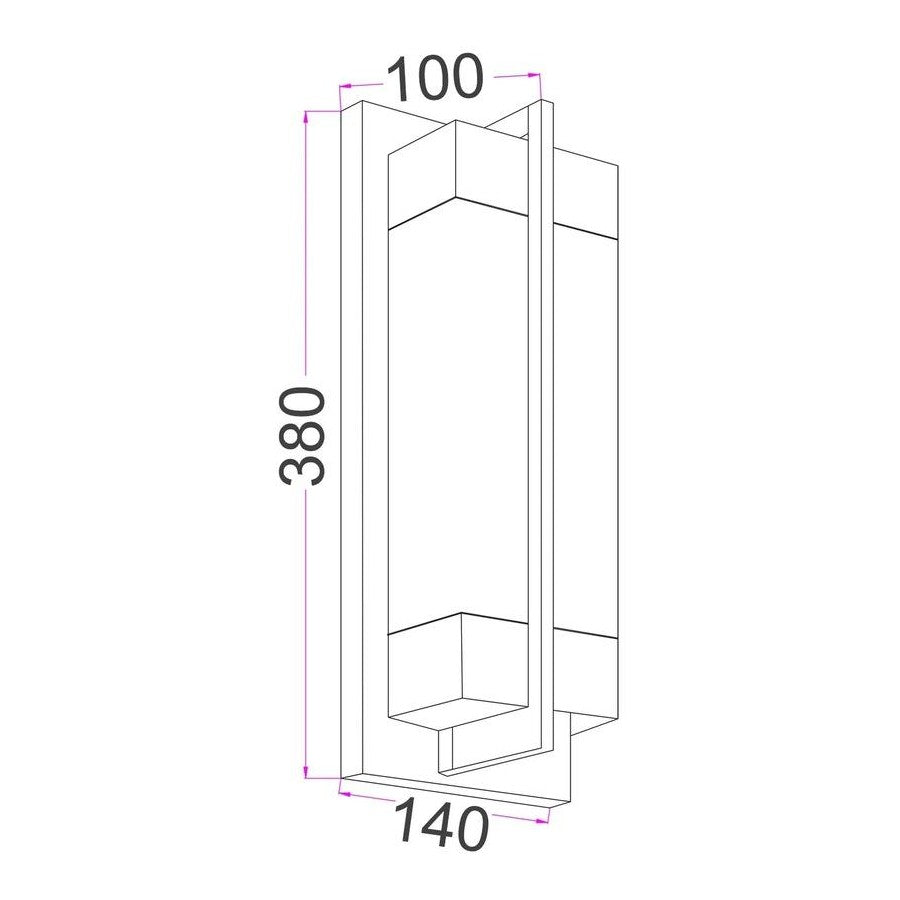 Puente Brass Wall Light